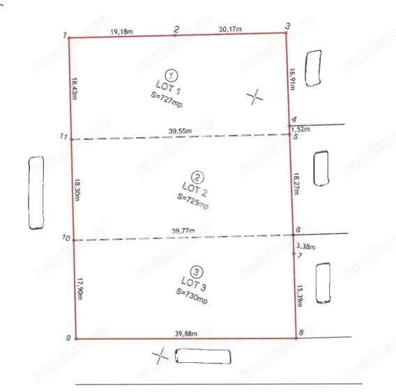 Teren 727 mp de vanzare Mosnita Veche, 2 fronturi, ideal casa sau SAD - 1