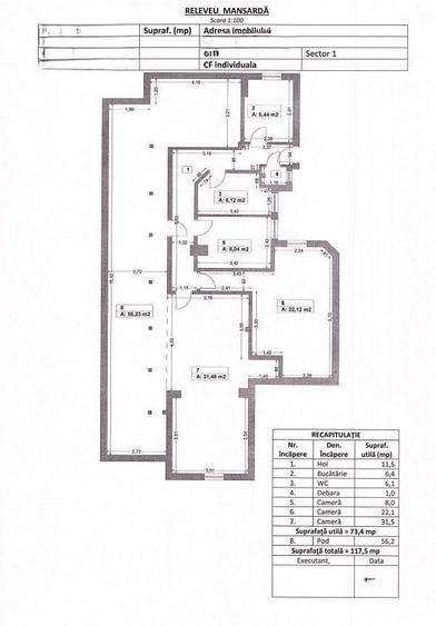 Apartament cu 5 camere decomandat în Dorobanți