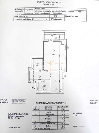 Apartament cu 2 camere, mobilat în Copou