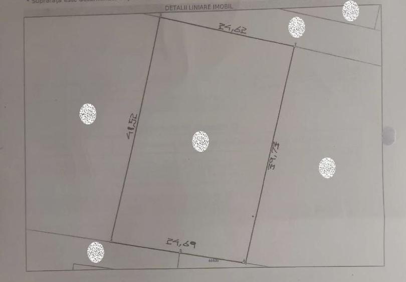 Teren Construcții intravilan de 1000 mp, în Mogoșoaia