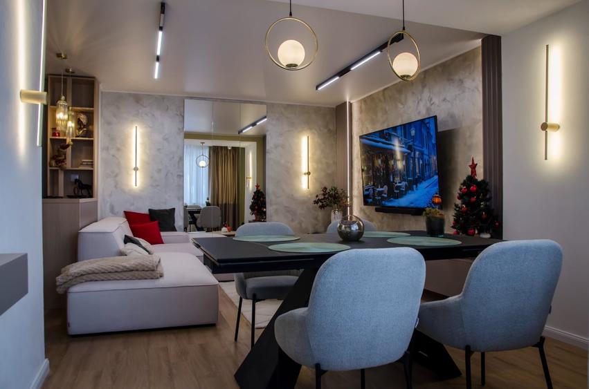 Inchiriez apartament 3 camere decomanda in Deva, zona I. Maniu in L-uri, etaj 6, - 2