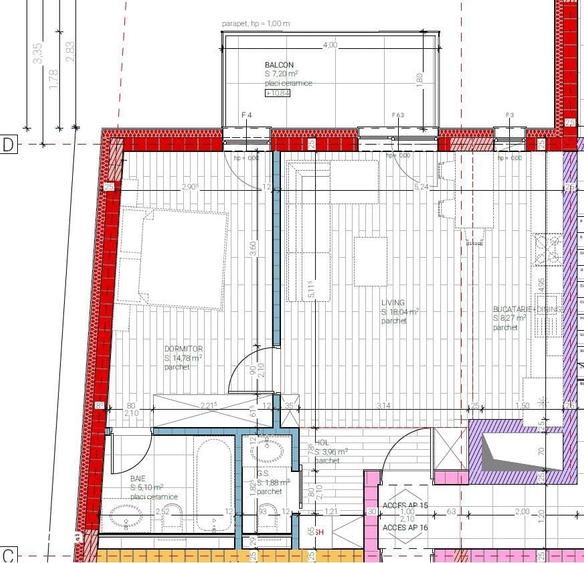 Apartament 2 camere, 52 mp, 2 bai, posibilitate finisare, Dambul Rotun - 1