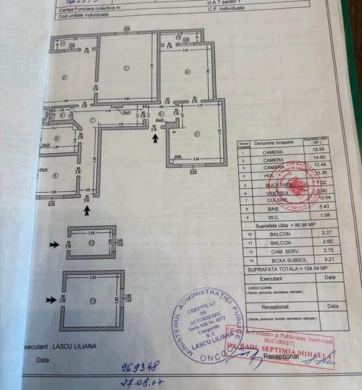 Apartament cu 4 camere în Gara de Nord