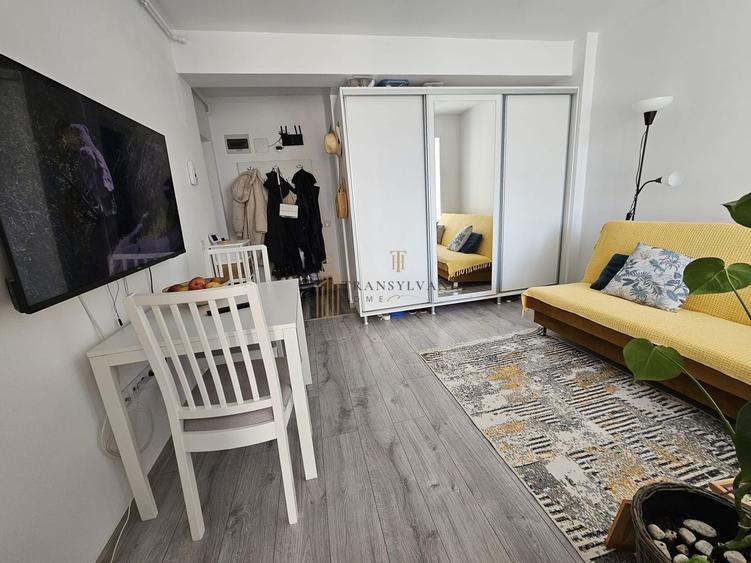 Garsonieră decomandată, mobilată în Exterior Nord