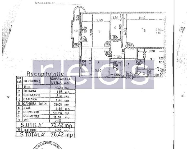 Apartament cu 3 camere decomandat, mobilat în Nerva Traian