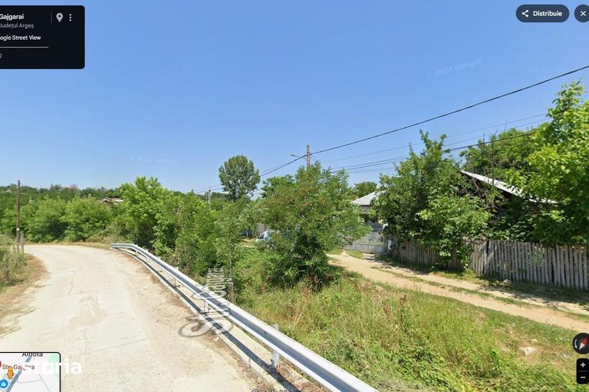 Casă cu 2 camere cu Teren 529 Mp în Albota