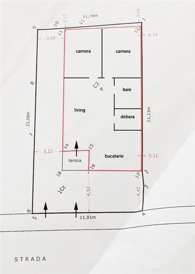 Casă cu 3 camere cu Teren 249 Mp în Colentina