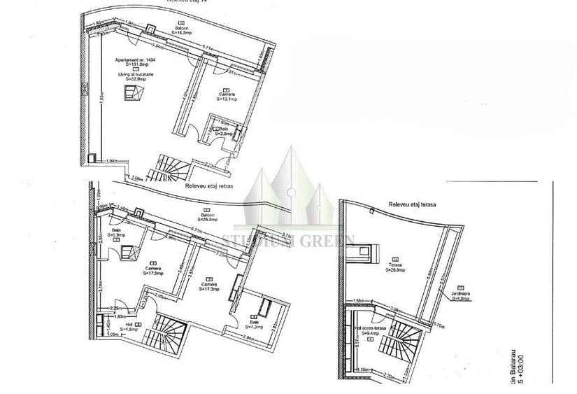 Penthouse| Etajele 14 si 15| Ansamblul Wings |Direct de la Dezvoltator - 1