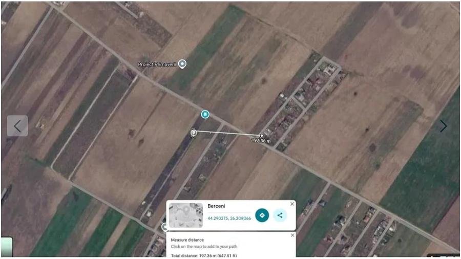 Teren de 317 mp, în Berceni
