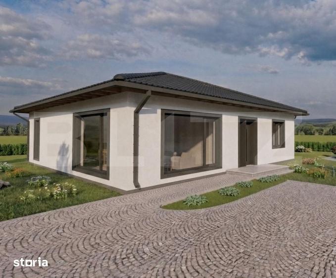 Casă cu 4 camere cu Teren 500 Mp în Central