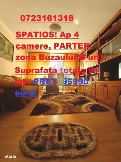 Apartament cu 4 camere decomandat în Buzaului