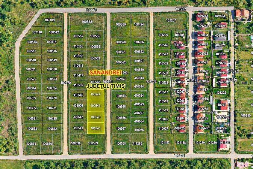 Teren Construcții intravilan de 672 mp, în Covaci