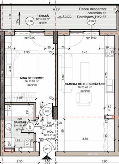 Apartament 2 camere + parcare subterana inclusa - 10