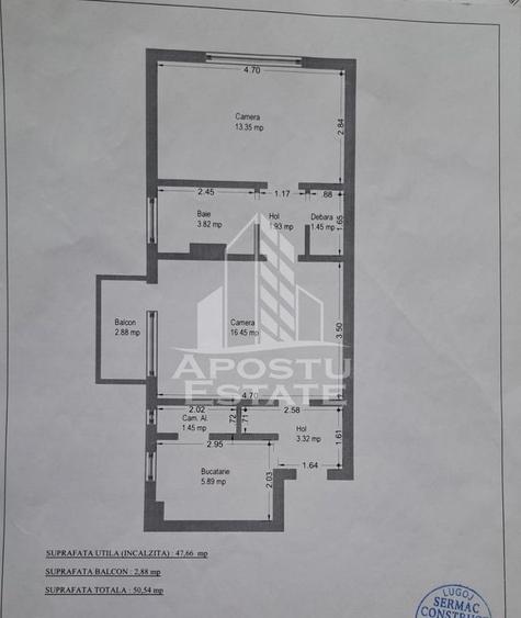 Apartament 2 camere, zona Tipografilor - 2