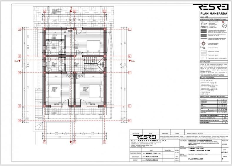 Casă individuală cu 5 camere cu Teren 1000 Mp în Feleacu