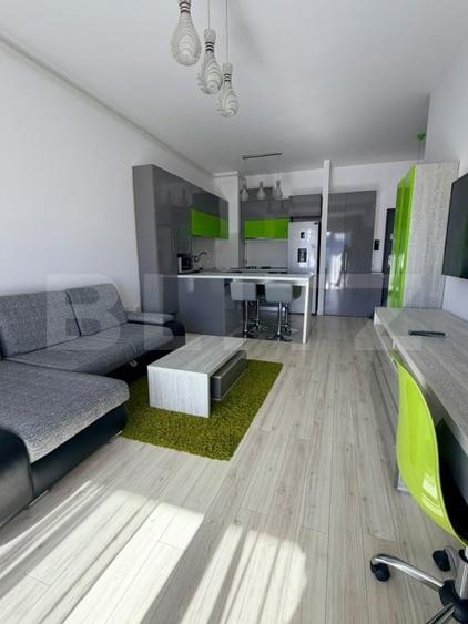 Apartament cu 2 camere semidecomandat, mobilat în Bună Ziua