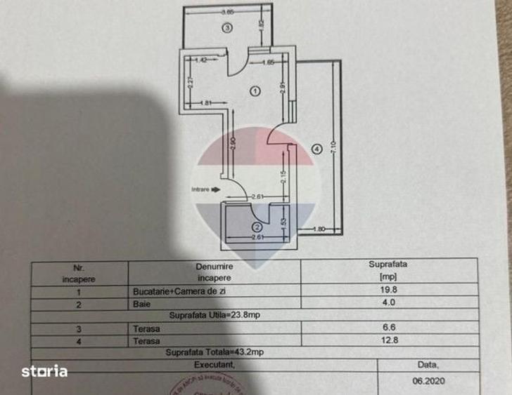 Apartament cu 2 camere în Central
