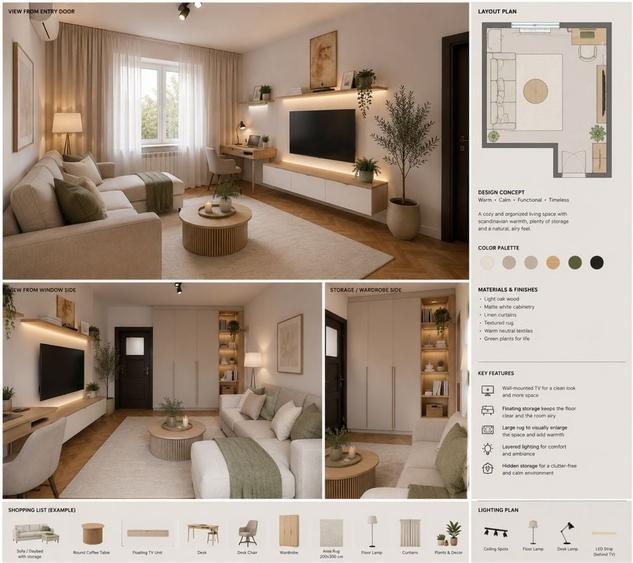 Apartament cu 2 camere semidecomandat în Ultracentral