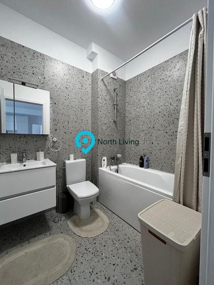 Apartament cu 3 camere semidecomandat, mobilat în Tunari