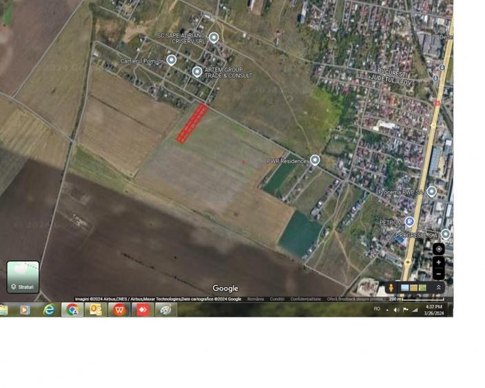 Teren Construcții intravilan de 563 mp, în Nord