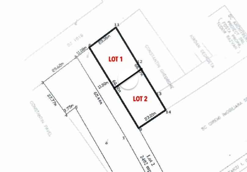 Teren Construcții intravilan de 785 mp, în Ciofliceni