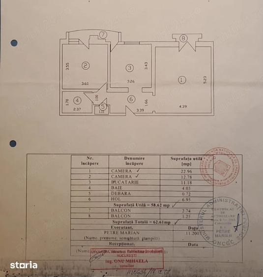 Apartament cu 2 camere decomandat în Decebal