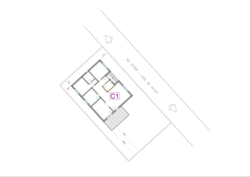 Casă individuală cu 4 camere cu Teren 400 Mp în Săbăreni