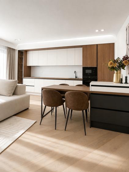 Apartament cu 3 camere decomandat, mobilat în Central