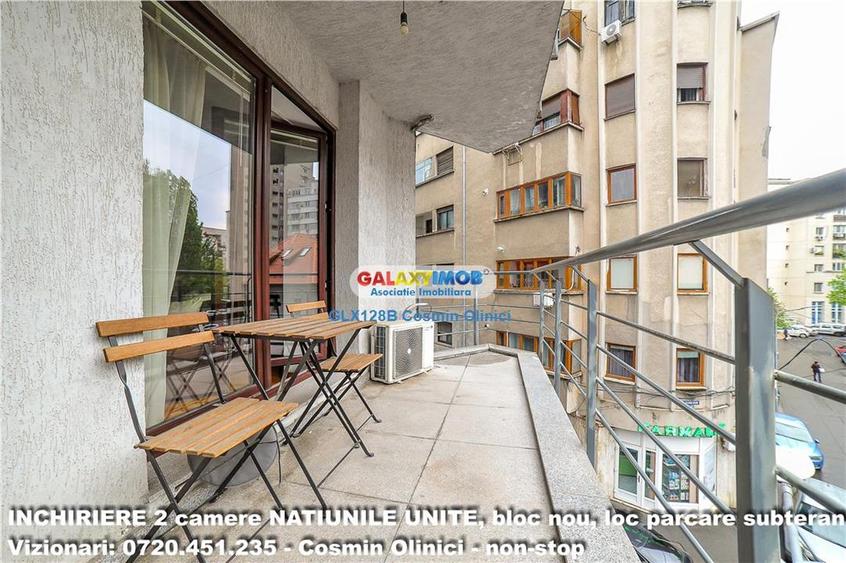 Apartament cu 2 camere decomandat, mobilat în Națiunile Unite