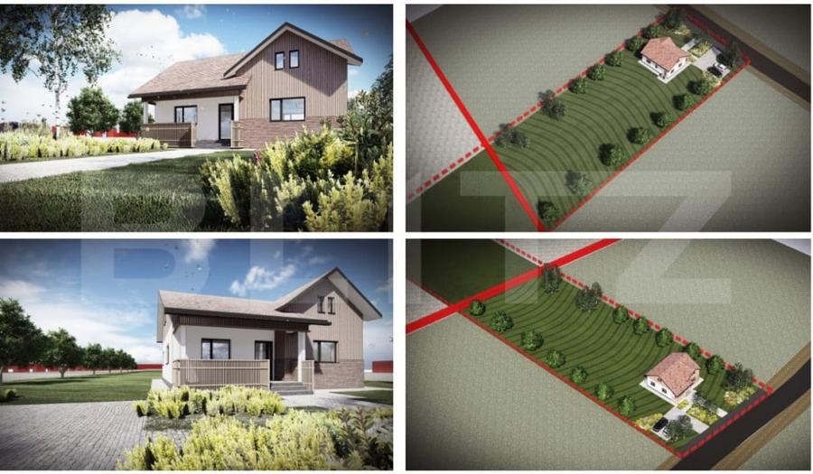 Teren intravilan, construibil 2600 mp+6100 mp extravilan nec - 3