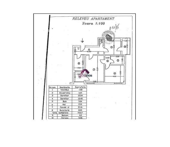 Închiriere Apartament 3 Camere – Zona Obor   Poliția Locală Secto - 10