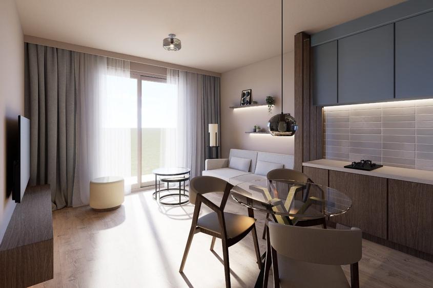 Apartament cu 2 camere semidecomandat în Lisaura