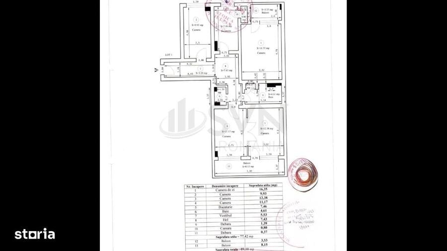 Apartament cu 3 camere în Dorobanți