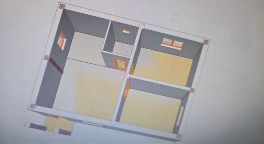 Casă cu 3 camere în Central