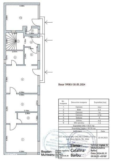 Casă cu 7 camere cu Teren 232 Mp în Floreasca
