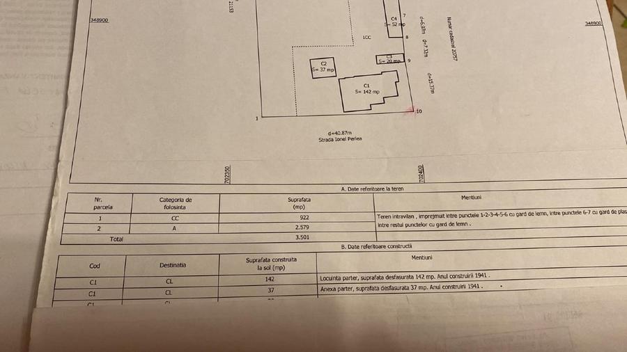 Teren Construcții intravilan de 3500 mp, în Ograda