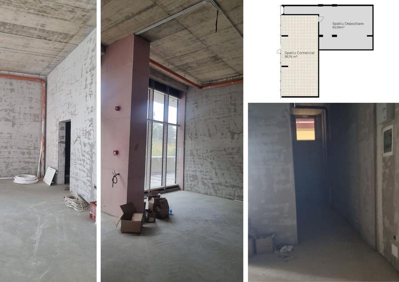 Spațiu comercial, de 179 mp, în Central