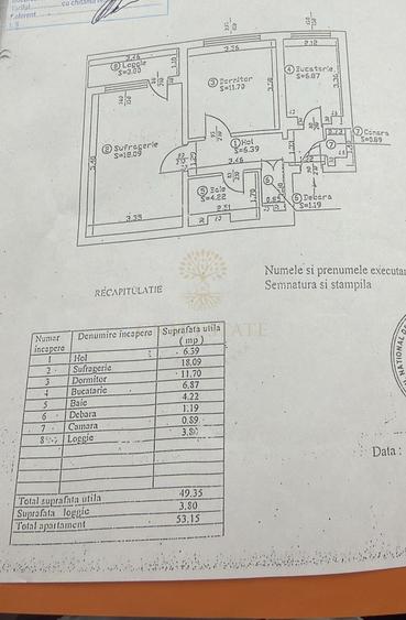 Apartament cu 2 camere decomandat, mobilat în Lujerului