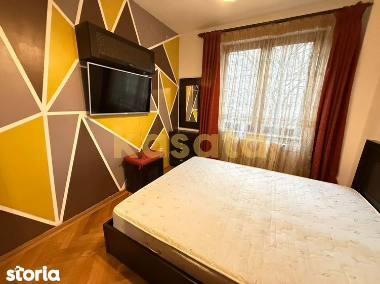 Apartament cu 3 camere semidecomandat, mobilat în Dorobanți