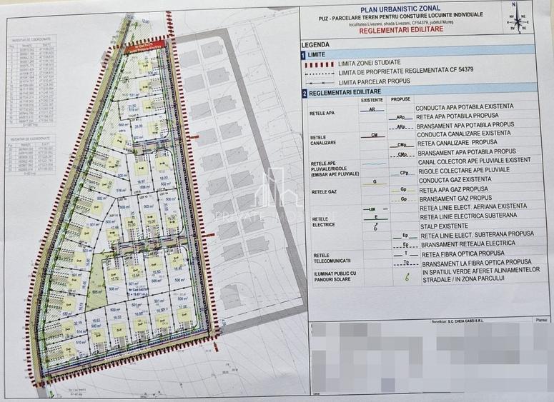 Teren Construcții intravilan de 500 mp, în Livezeni