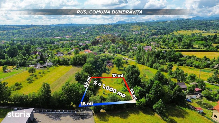 Teren de 1000 mp, în Dumbrăvița