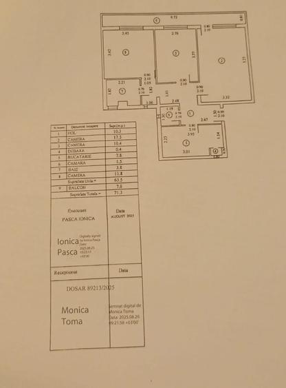 Apartament cu 3 camere în Drumul Taberei