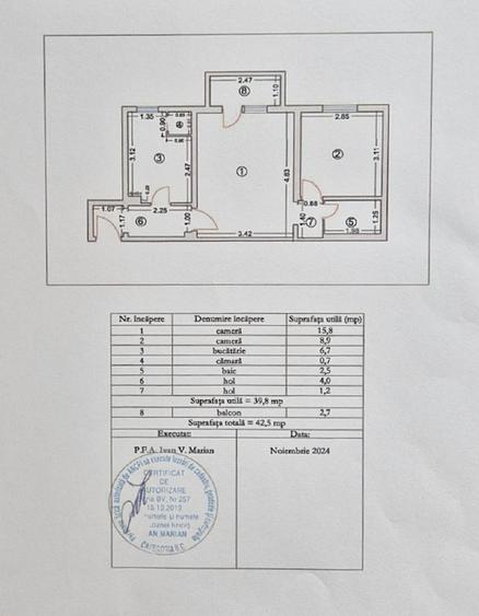 Apartament 2 camere, Astra - Berzei, disponibil imediat. - 1