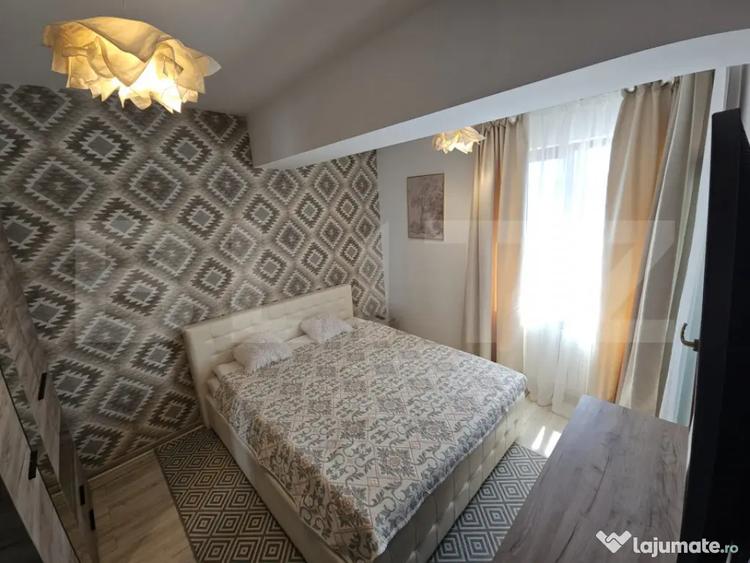 Apartament cu 2 camere semidecomandat, mobilat în Moara de foc