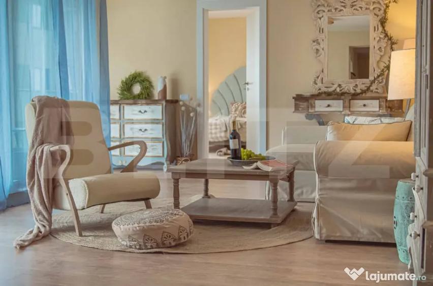 Apartament cu 2 camere semidecomandat în Borhanci
