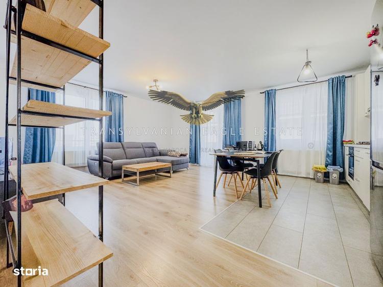 Apartament cu 3 camere semidecomandat, mobilat în Europa