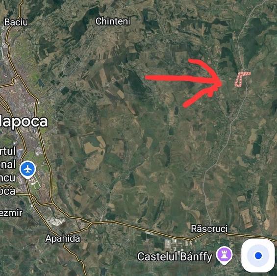 teren extravilan 11600 mp de vanzare Ciumafaia - 2