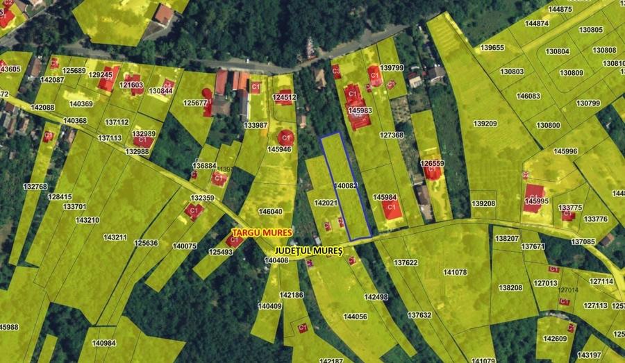 Teren Construcții intravilan de 1755 mp, în Platou