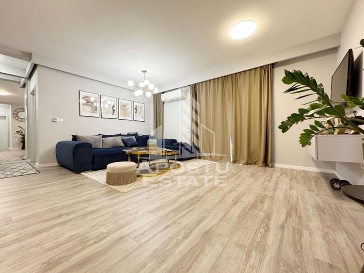 Apartament cu 4 camere semidecomandat, mobilat în Chișoda