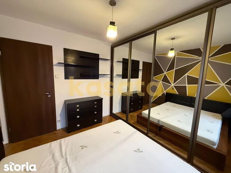 Apartament cu 3 camere semidecomandat, mobilat în Dorobanți